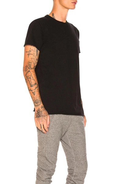 John Elliott Relaxed Crew Neck T-shirt In Black
