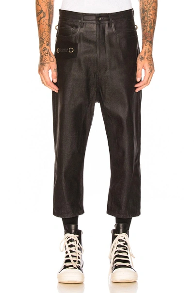 Shop Rick Owens Keyring Astaire Jeans In Black