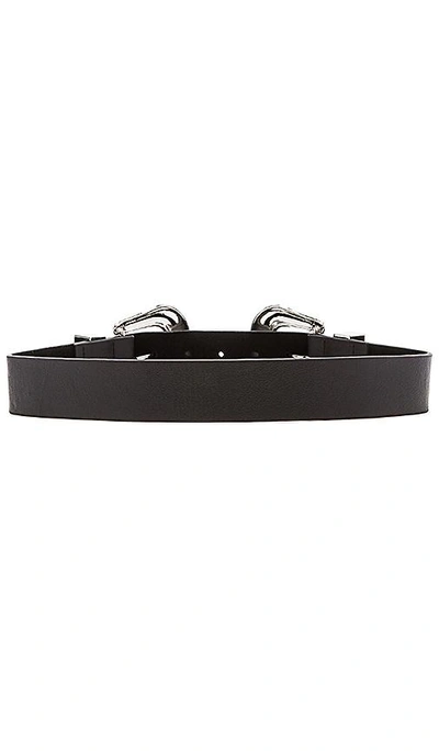 Shop B-low The Belt Bri Bri Waist Belt In Black & Silver