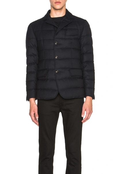 Shop Moncler Rodin Jacket In Navy