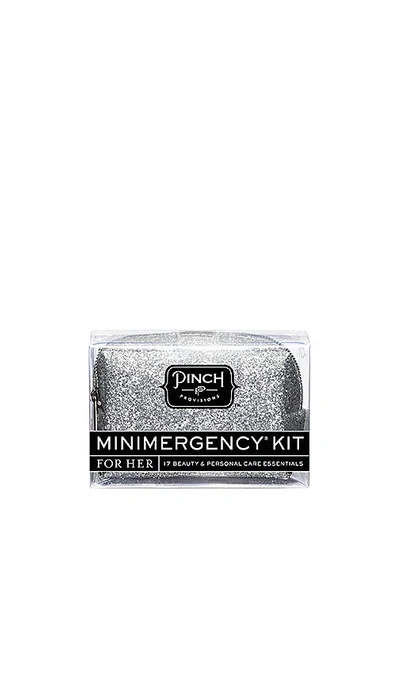 Shop Pinch Provisions Glitter Minimergency Kit In Silver Glitter