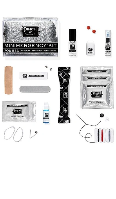 Shop Pinch Provisions Glitter Minimergency Kit In Silver Glitter