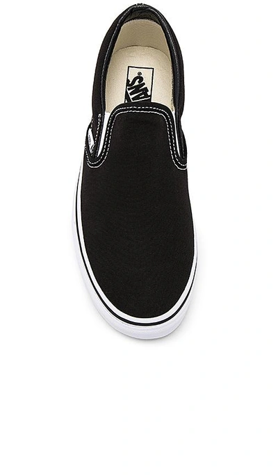 Shop Vans Sneakers Slip-on Classic In Black