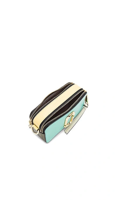 Shop Marc Jacobs Snapshot Bag In Turquoise