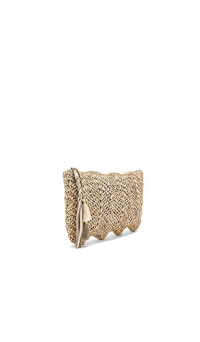 Florabella Avon Clutch In Almond Silver
