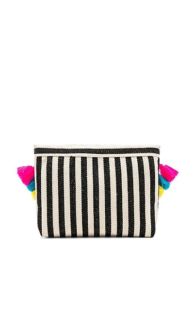 Shop Jadetribe Valerie Fold Clutch Multi Tassel In Black