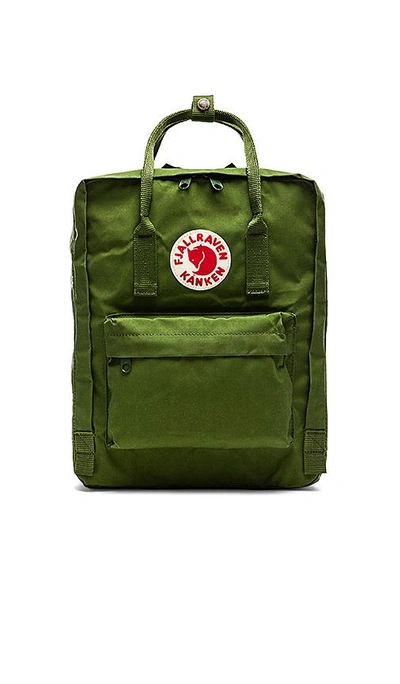 Shop Fjall Raven Kanken In Leaf Green