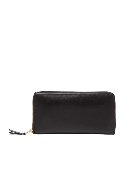 Comme Des Garçons Classic Long Wallet In Black