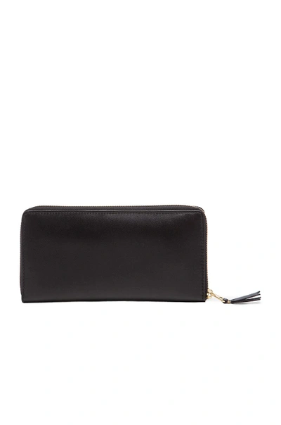 Comme Des Garçons Classic Long Wallet In Black