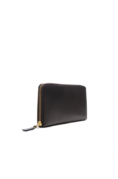 Comme Des Garçons Classic Long Wallet In Black