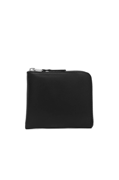 Comme Des Garçons Small Zip Wallet In Black