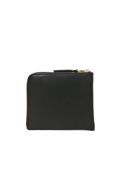 Comme Des Garçons Small Zip Wallet In Black