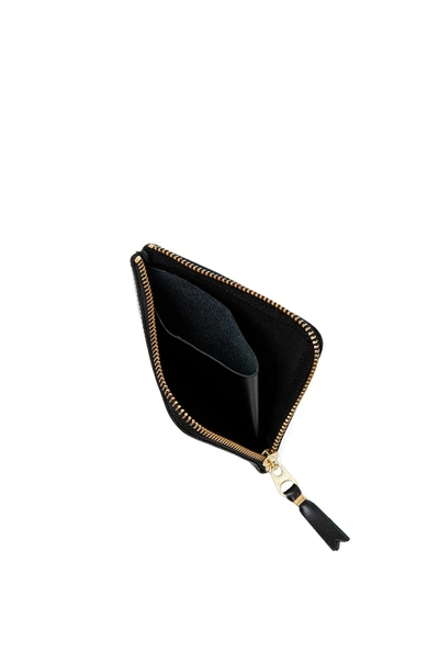 Comme Des Garçons Small Zip Wallet In Black