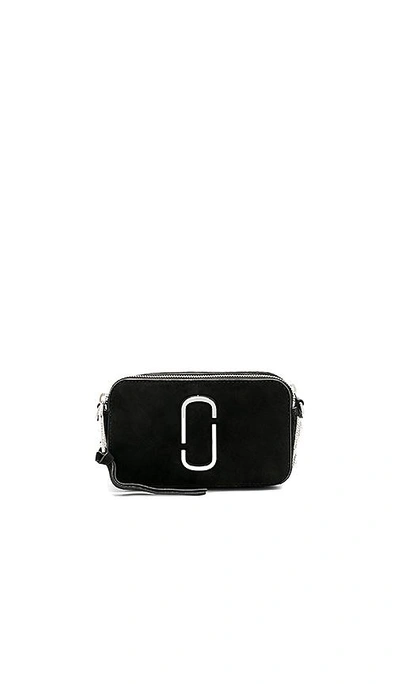 Shop Marc Jacobs Snapshot Pave Chain Camera Bag In Black