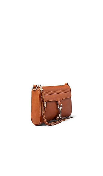 Shop Rebecca Minkoff Mini Mac Handbag In Cognac