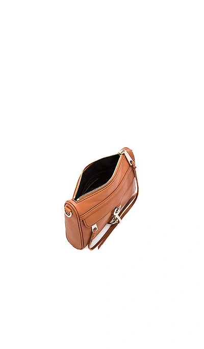 Shop Rebecca Minkoff Mini Mac Handbag In Cognac