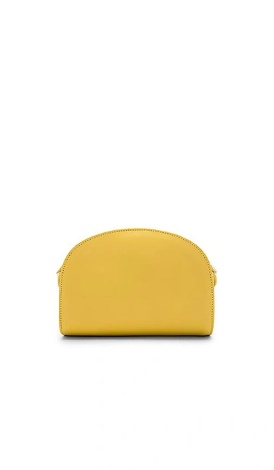 Shop Apc Sac Demi Lune Bag In Yellow