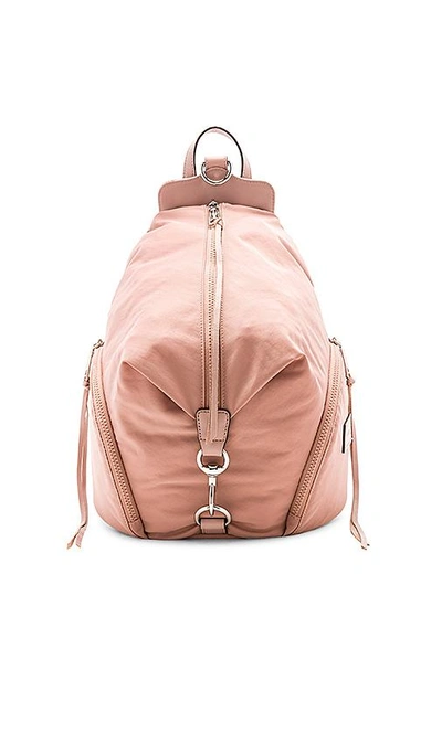 Shop Rebecca Minkoff Julian Nylon Backpack In Pink