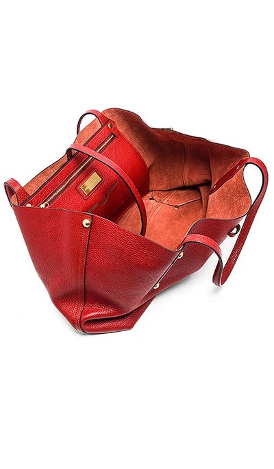 Shop Annabel Ingall Isabella Small Tote In Red