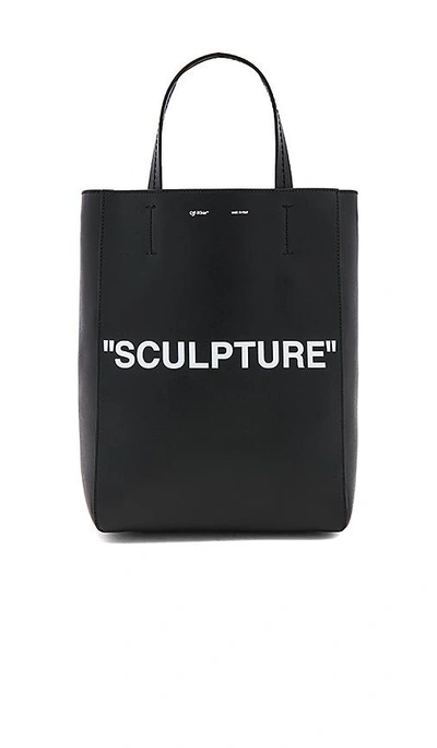 Shop Off-white Sculpture Medium Tote In Black