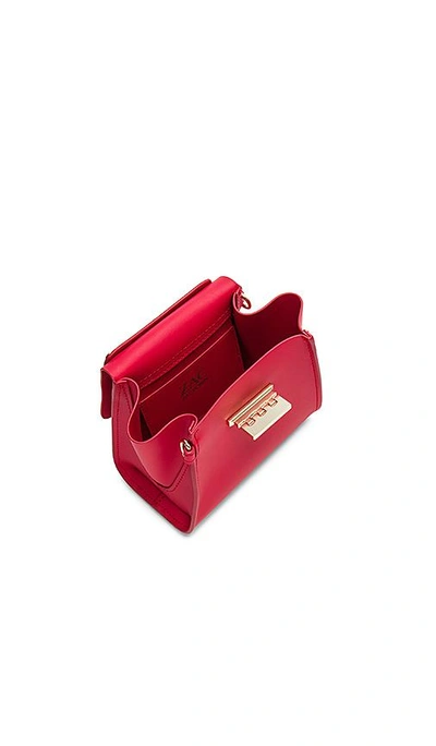 Shop Zac Zac Posen Eartha Iconic Mini Top Handle Bag In Red