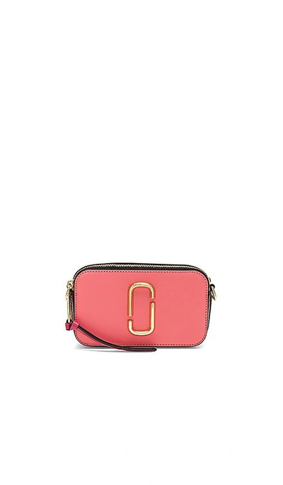Shop Marc Jacobs Snapshot Bag In Coral