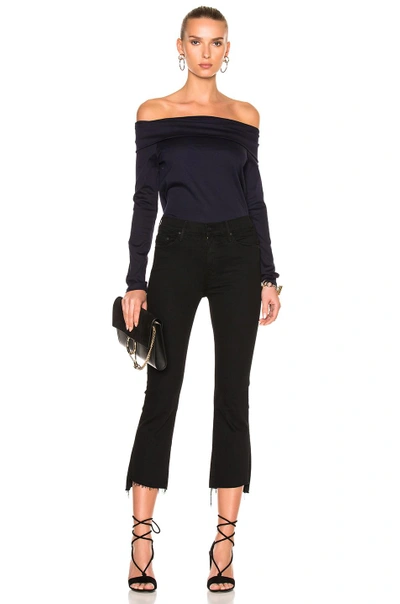 Mother The Insider Frayed Jeans In Not Guilty