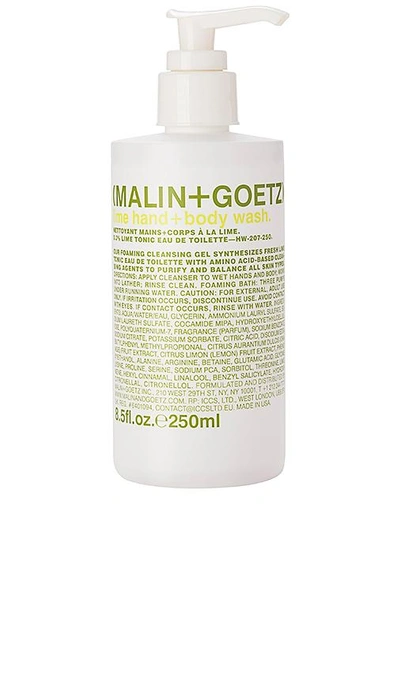 Shop Malin + Goetz Lime Hand + Body Wash In N,a