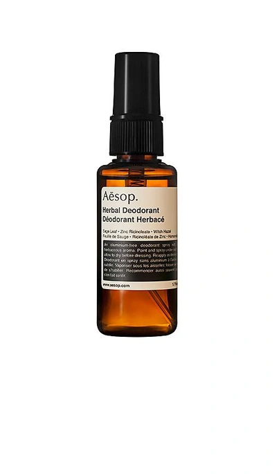 Shop Aesop Herbal Deodorant Spray In N,a