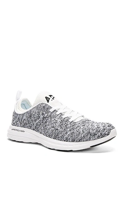Shop Apl Athletic Propulsion Labs Techloom Phantom Sneaker In White & Cosmic Grey