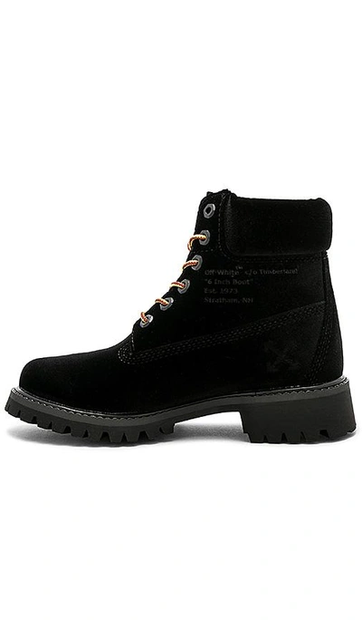 Shop Off-white Timberland Boot In Black