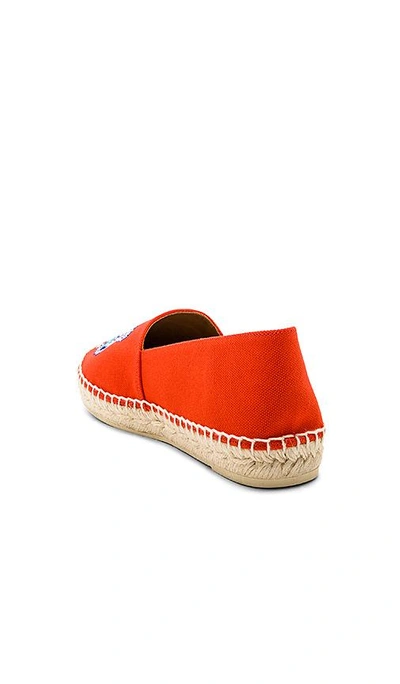 Shop Kenzo Classic Tiger Espadrille In Red