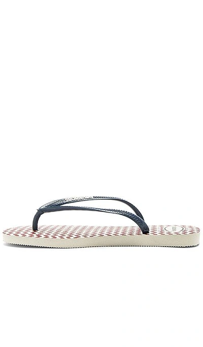 Shop Havaianas Slim Retro Sandal In Navy