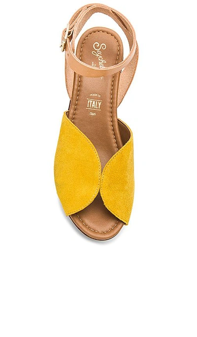 Shop Seychelles Laugh More Platform In Yellow