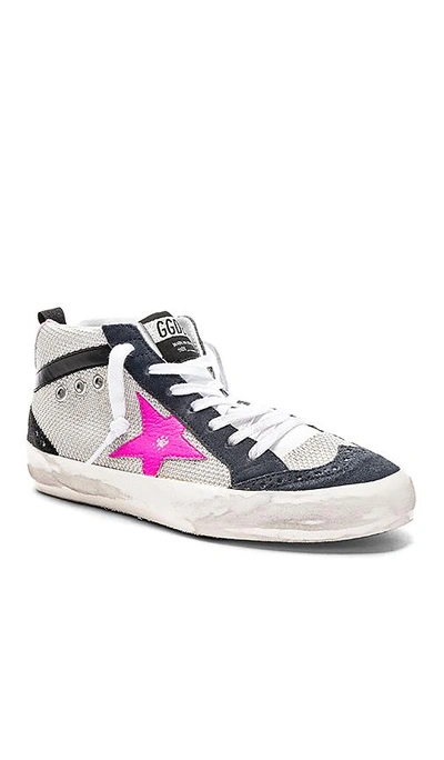 Shop Golden Goose Mid Star Sneaker In White