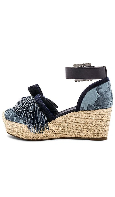 Shop Marc Jacobs Maggie Wedge In Blue