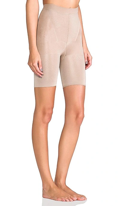 Shop Spanx Everyday Shaping Short In Soft Nude