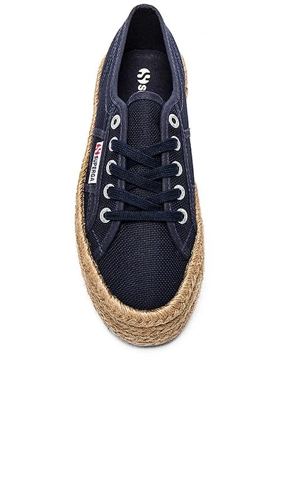 Shop Superga 2790 Cotro Sneaker In Navy