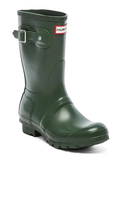 Shop Hunter Original Short Rain Boot In  Green