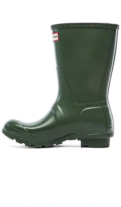 Shop Hunter Original Short Rain Boot In  Green