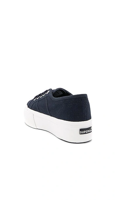 Shop Superga 2790 Platform Sneaker In Navy