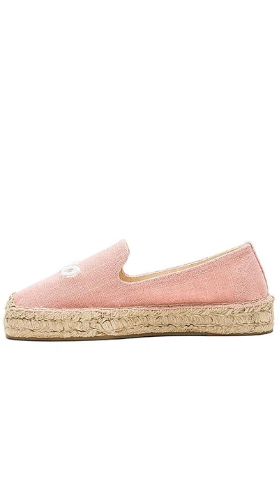Shop Soludos Ciao Bella Smoking Slipper In Dusty Rose