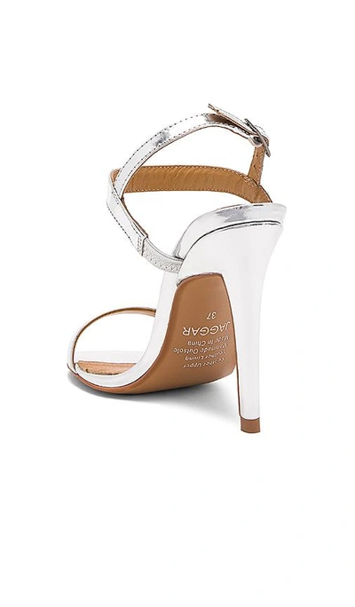 Shop Jaggar Lane Metallic Heel In Metallic Silver