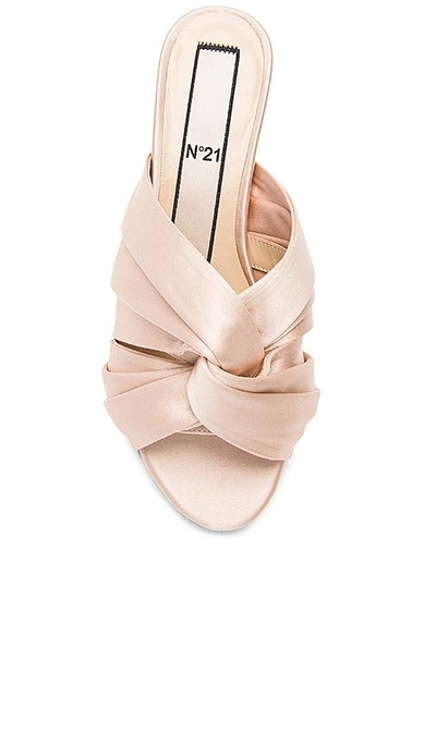 Shop N°21 Knot Kitten Heel In Blush