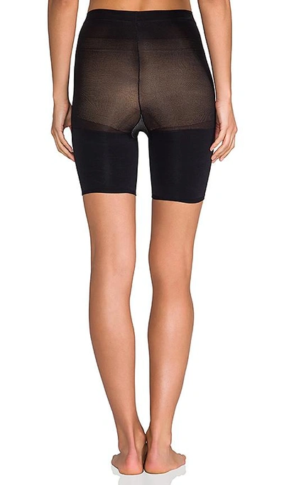 Shop Spanx Everyday Shaping Short In Very Black