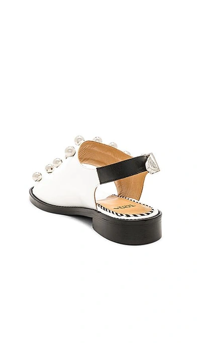 Shop Toga Studded Polido Sandal In White