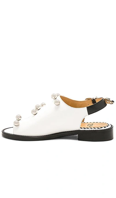 Shop Toga Studded Polido Sandal In White