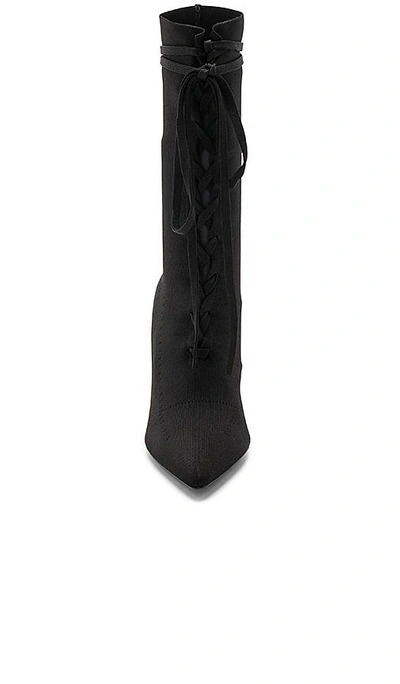 Shop Yeezy Season 5 Knit Sock Boot In Black