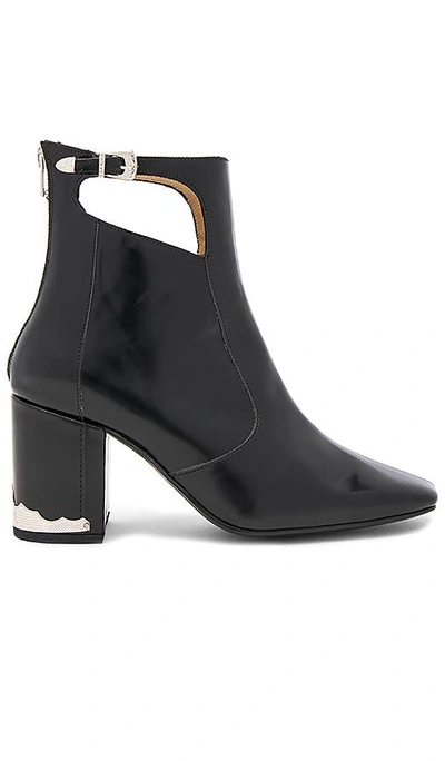 Shop Toga Cut Out Bootie In Black
