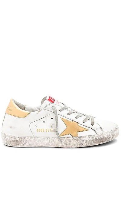 Shop Golden Goose Superstar Sneaker In White